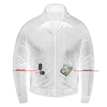 Traveler Men's Fashion Black Leather Jacket