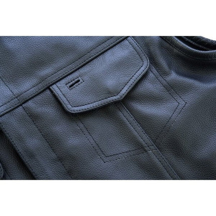 Concealed Carry SOA Vest Without Collar & Hidden Zipper
