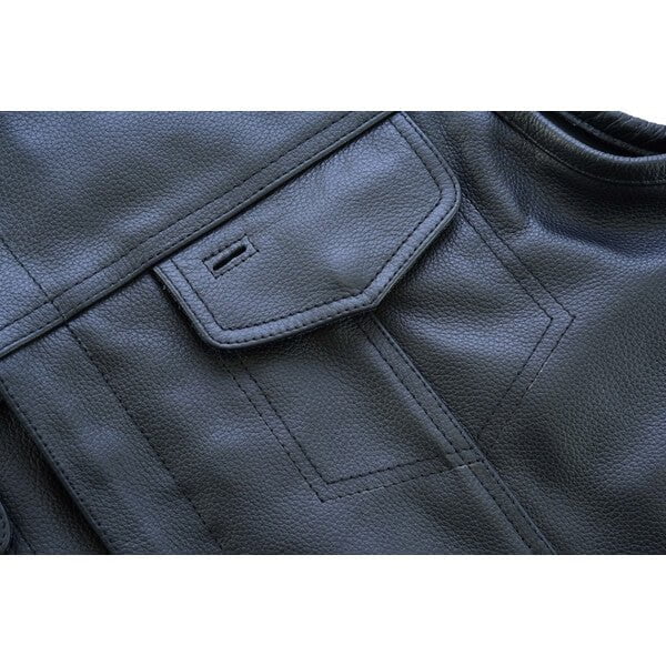 Concealed Carry SOA Vest Without Collar & Hidden Zipper