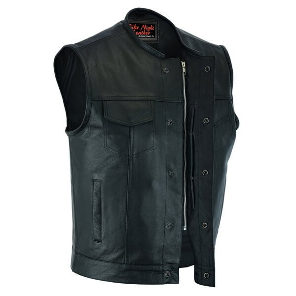Concealed Carry SOA Vest Without Collar & Hidden Zipper