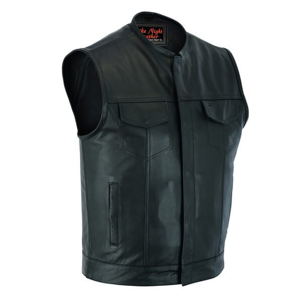 Concealed Carry SOA Vest Without Collar & Hidden Zipper