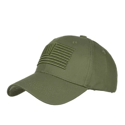 USA Flag Embroidered Cotton Soft Tactical Style Cap - MARA Leather