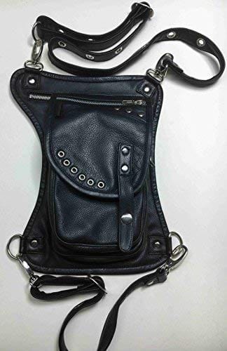 Mara Leather Drop Leg Thigh Bag W/Concealed Carry Pocket - Large