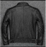 Mens Genuine Leather Motorbike fashion jacket