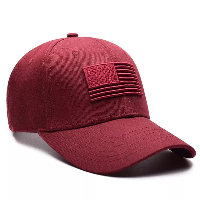 USA Flag Embroidered Cotton Soft Tactical Style Cap - MARA Leather