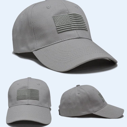USA Flag Embroidered Cotton Soft Tactical Style Cap - MARA Leather