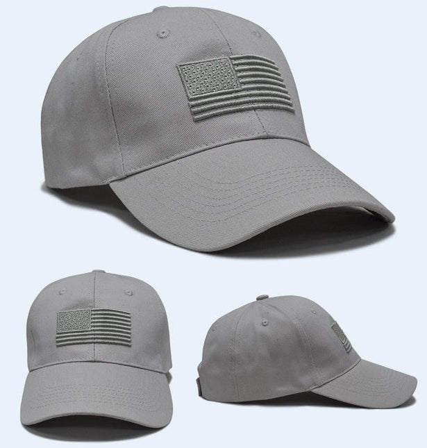 USA Flag Embroidered Cotton Soft Tactical Style Cap - MARA Leather