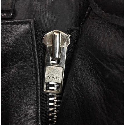 SOA Vest Men's Real Leather Anarchy Motorcycle Biker Club Concealed Carry Outlaw W/Side Laces