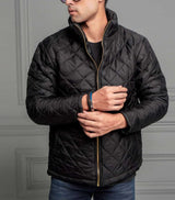 Men's Quilted Puffer Jacket for Winters