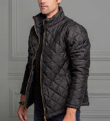 Men's Quilted Puffer Jacket for Winters