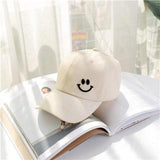 Smiley Face Embroidered Summer Unisex Hat Baseball Cap - MARA Leather