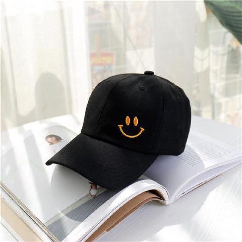 Smiley Face Embroidered Summer Unisex Hat Baseball Cap - MARA Leather