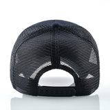 Wolf Square Patch Unisex Trucker Mesh Hat Baseball Cap - MARA Leather