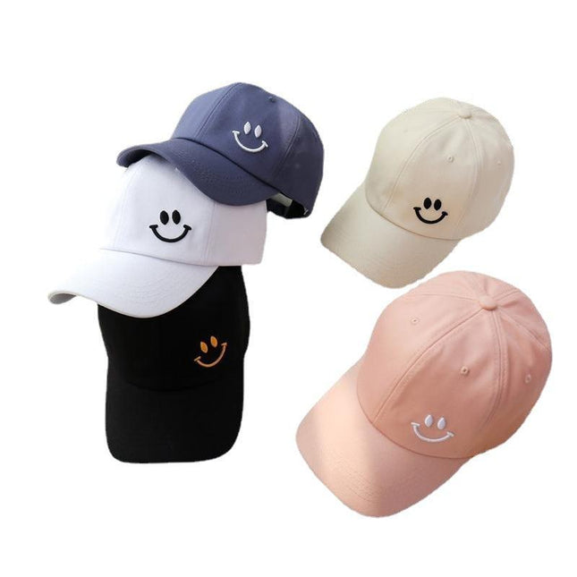 Smiley Face Embroidered Summer Unisex Hat Baseball Cap - MARA Leather