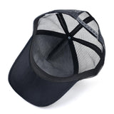 Wolf Square Patch Unisex Trucker Mesh Hat Baseball Cap - MARA Leather