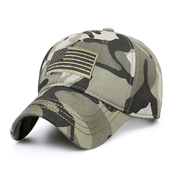 USA Flag Tactical Camouflage Caps Army Style