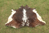 Tricolor Cowhide Leather Area Rug - MARA Leather