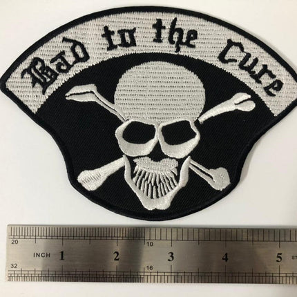 Bad To The Core Motorcycle Vest Patch