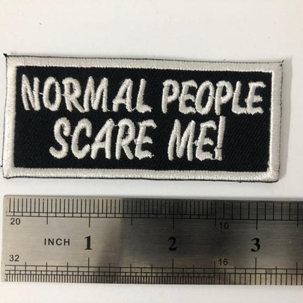 Normal People Scare Me Biker Patch