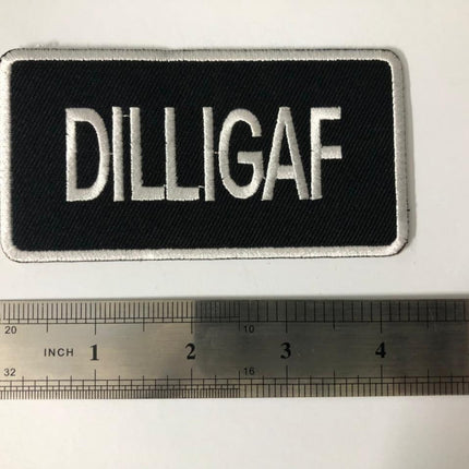 DILLIGAF Motorcycle Vest & Jacket Patch