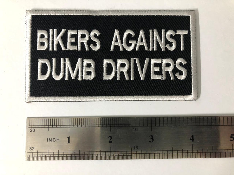 Bikers Against Dumb Drivers Vest Patch