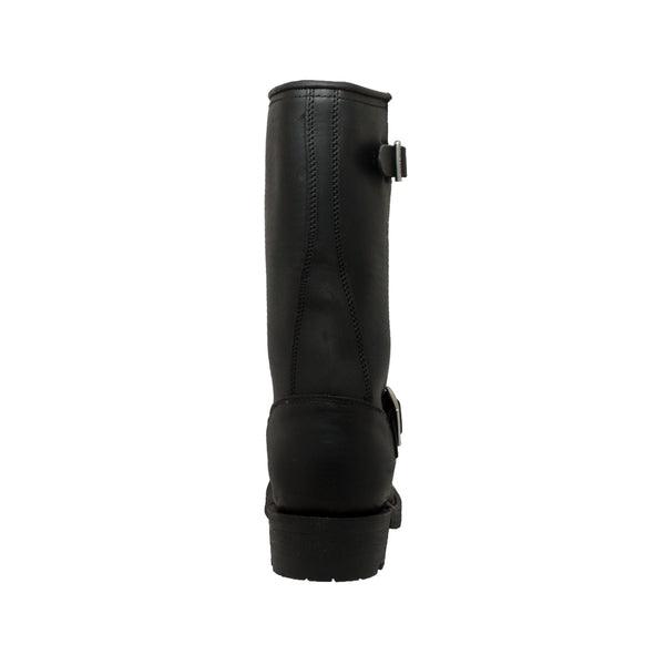 1440 Men's Black Engineer Soft Boots - MARA Leather