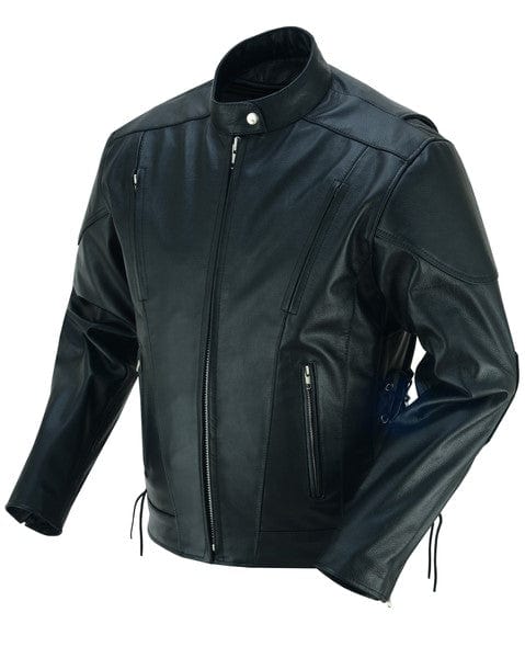 Men's Knucklehead Premium Cowhide Black M/C Jacket