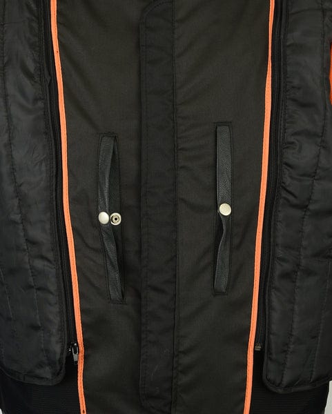 Men's Sporty Cruiser Black Leather Motorcycle Jacket