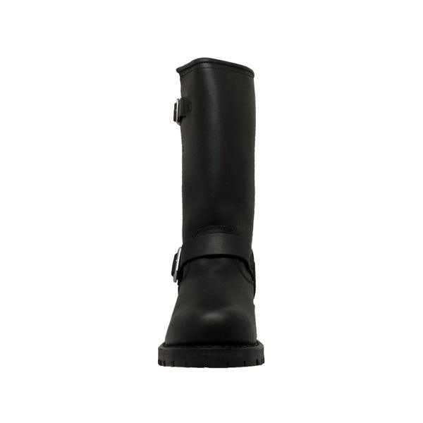 1440 Men's Black Engineer Soft Boots - MARA Leather