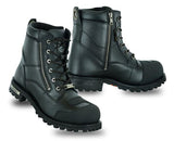 Men’s Side Zipper Waterproof Ankle Protection Boots - MARA Leather