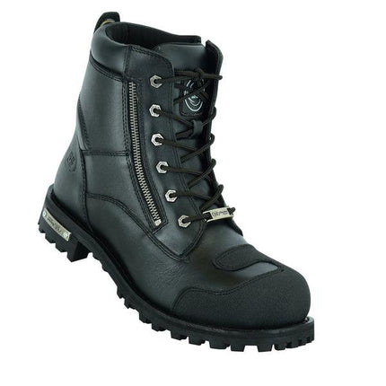 Men’s Side Zipper Waterproof Ankle Protection Boots - MARA Leather
