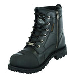 Men’s Side Zipper Waterproof Ankle Protection Boots - MARA Leather