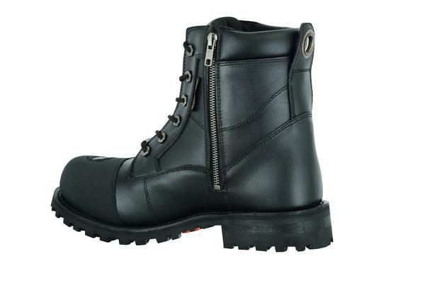 Men’s Side Zipper Waterproof Ankle Protection Boots - MARA Leather