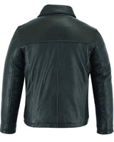 Men's Drum Dyed New-Zealand Lambskin Classic Biker Jacket