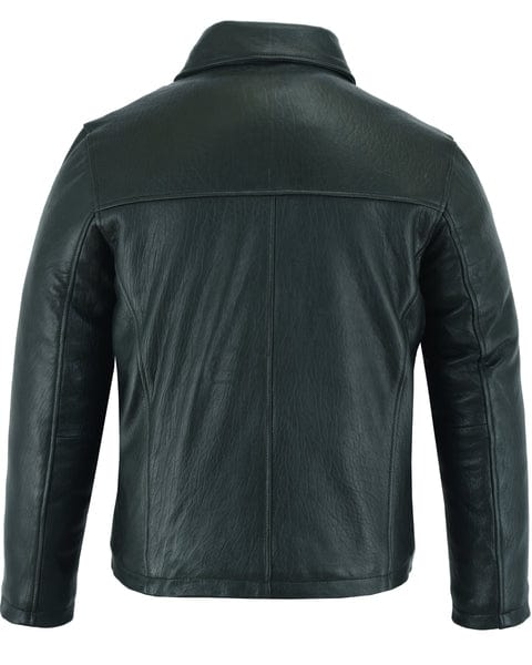 Men's Drum Dyed New-Zealand Lambskin Classic Biker Jacket