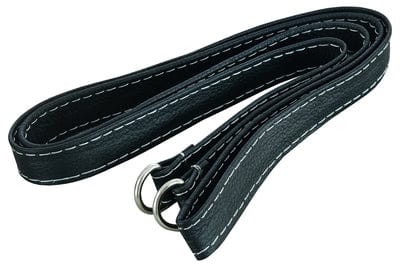 Ladies' Belt Loop Clip Black Leather Purse